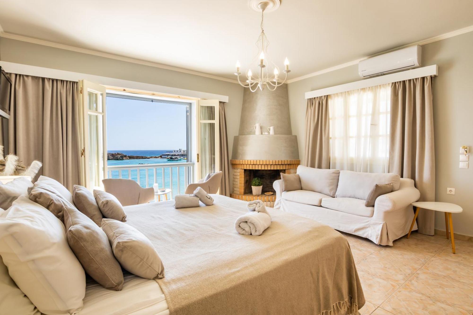 Le Grand Bleu Studios & Apartments Lefkos (Karpathos) Quarto foto