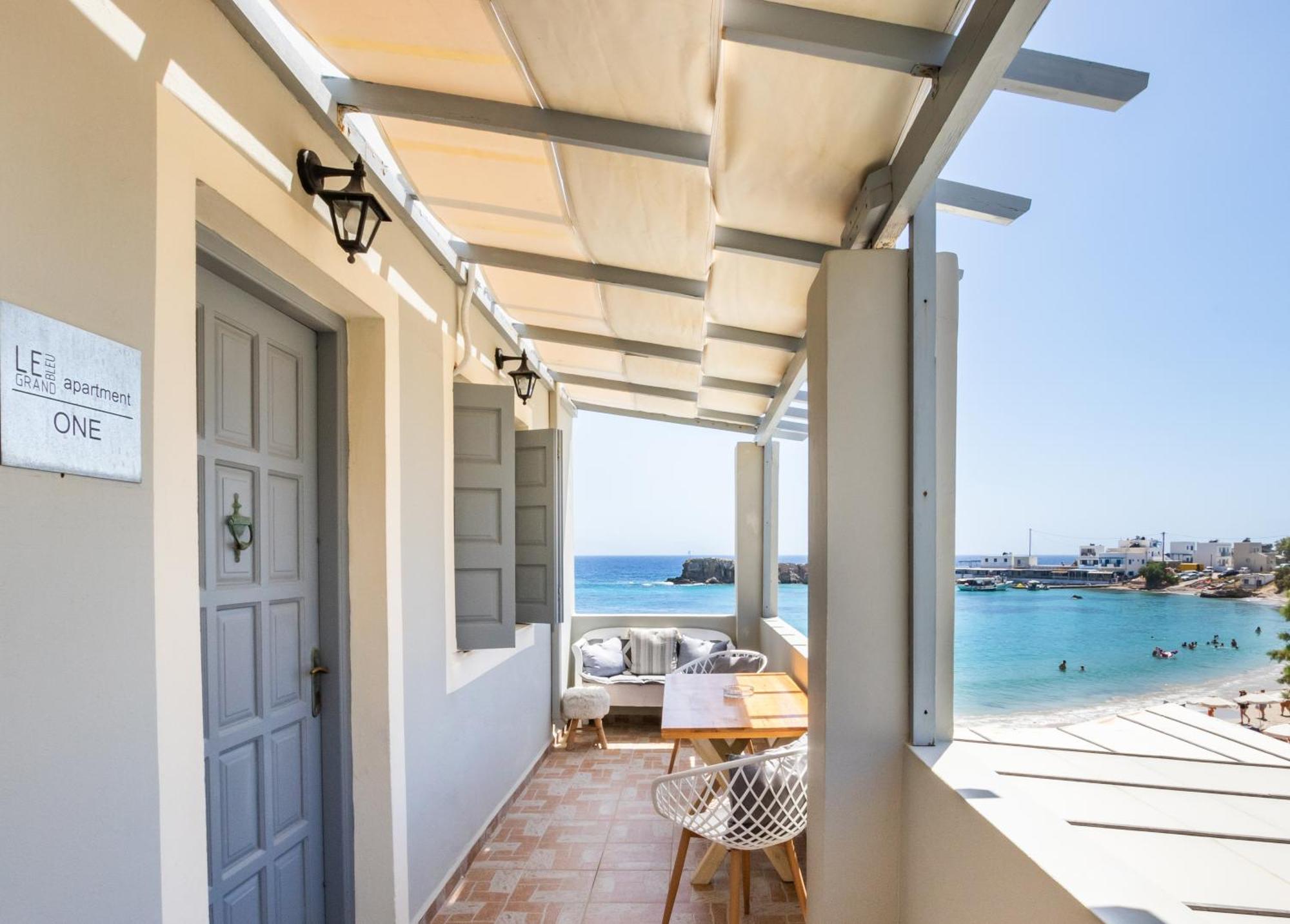 Le Grand Bleu Studios & Apartments Lefkos (Karpathos) Exterior foto